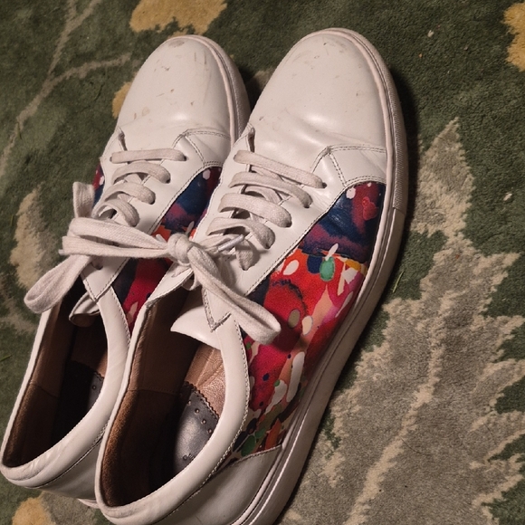 Robert Graham White and Multicolor Sneakers - Picture 4 of 7